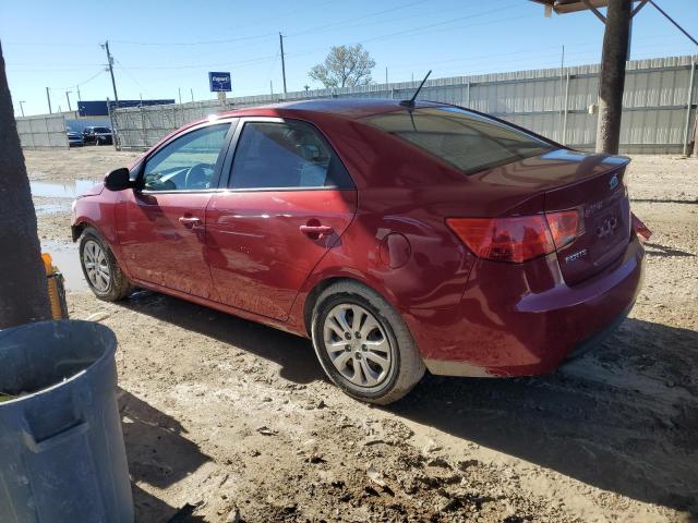 KNAFU4A28D5733120 - 2013 KIA FORTE EX RED photo 2