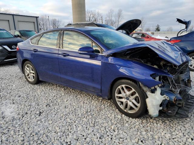 1FA6P0H74F5122644 - 2015 FORD FUSION SE BLUE photo 4