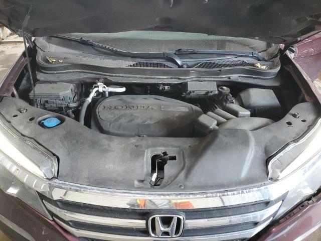 5FNYF6H54HB065404 - 2017 HONDA PILOT EXL 勃艮第红 照片 11