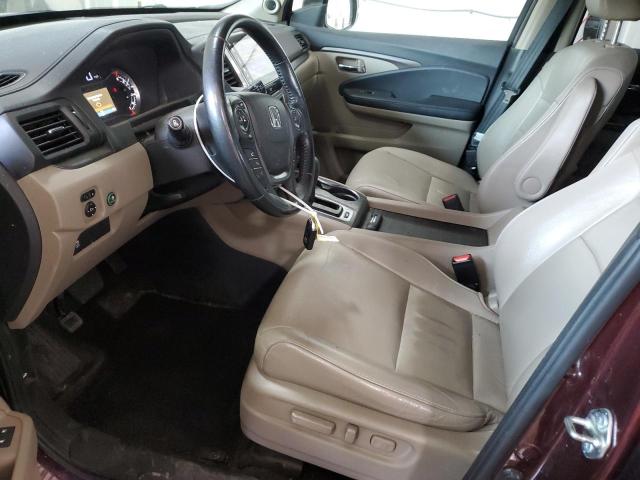 5FNYF6H54HB065404 - 2017 HONDA PILOT EXL 勃艮第红 照片 7