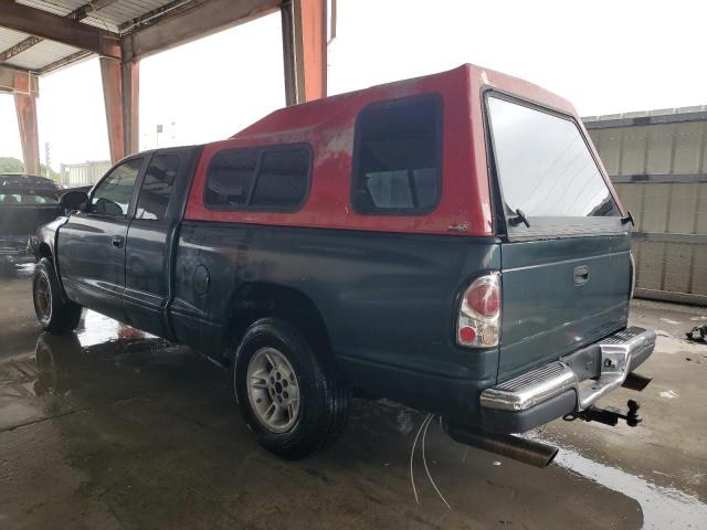 1B7GL22X8YS529112 - 2000 DODGE DAKOTA GREEN photo 2