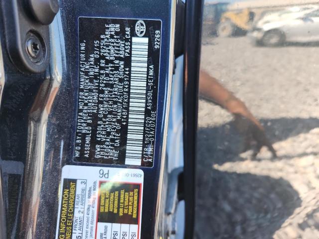 4T4BF1FK0FR491744 - 2015 TOYOTA CAMRY LE 灰色 照片 12