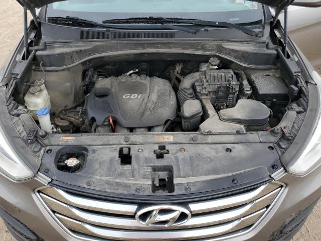 5XYZT3LB4FG302617 - 2015 HYUNDAI SANTA FE S TAN photo 11