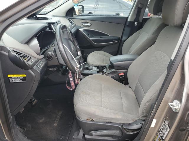 5XYZT3LB4FG302617 - 2015 HYUNDAI SANTA FE S TAN photo 7