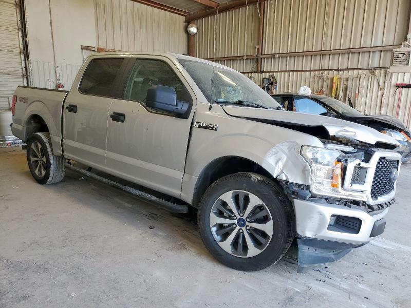 1FTEW1CP7KKC09889 - 2019 FORD F150 SUPERCREW SILVER photo 4