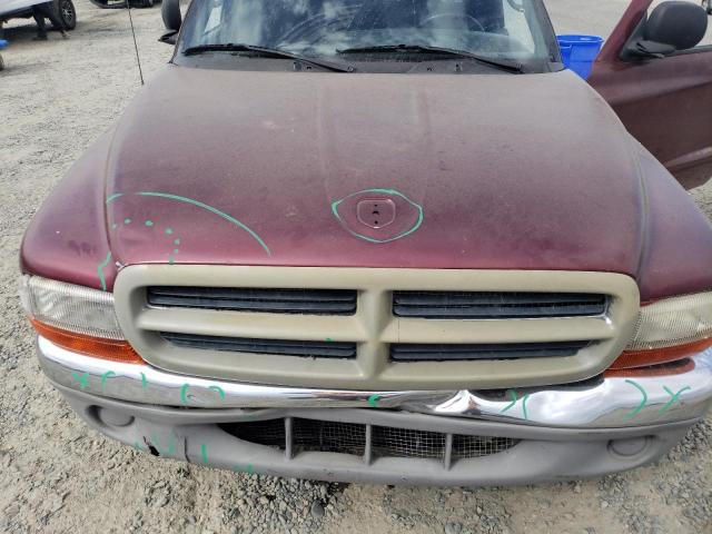 1B7GL22NXYS529787 - 2000 DODGE DAKOTA Bordo foto 11