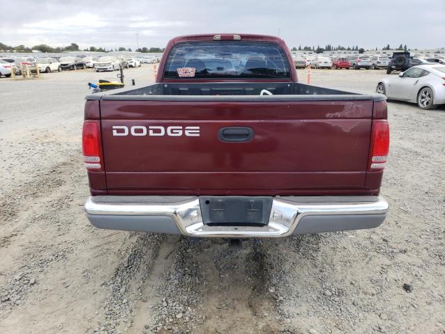 1B7GL22NXYS529787 - 2000 DODGE DAKOTA Bordo foto 6