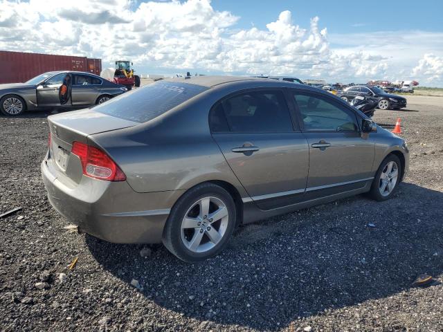 2HGFA16838H309786 - 2008 HONDA CIVIC EX GRAY photo 3
