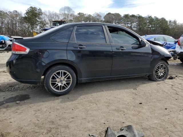 1FAHP3FN7BW132701 - 2011 FORD FOCUS SE BLACK photo 3