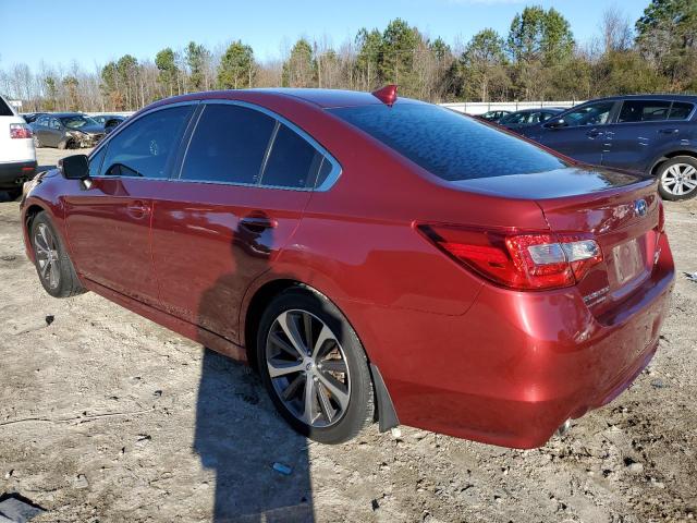 4S3BNAN68H3006653 - 2017 SUBARU LEGACY 2.5I LIMITED RED photo 2