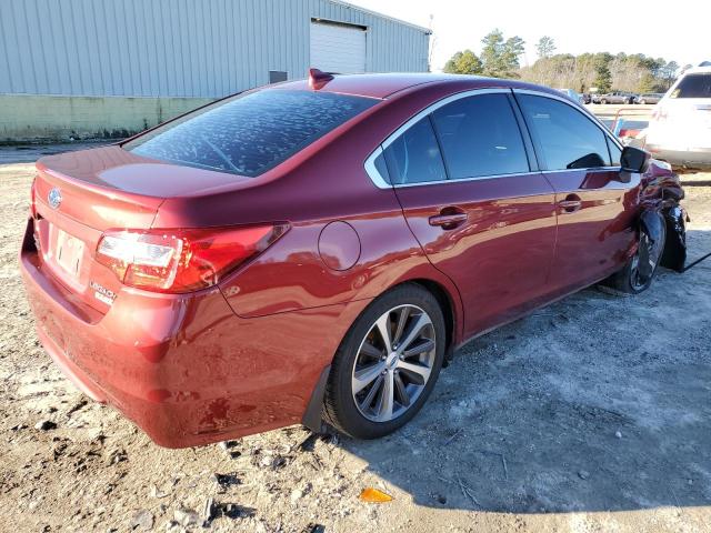 4S3BNAN68H3006653 - 2017 SUBARU LEGACY 2.5I LIMITED RED photo 3