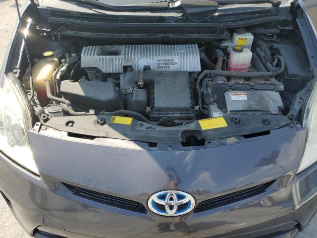 JTDKN3DU8C5424283 - 2012 TOYOTA PRIUS Сұр фото 11