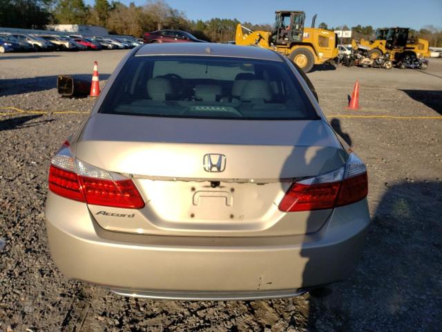 1HGCR2F8XDA043676 - 2013 HONDA ACCORD EXL TAN photo 6