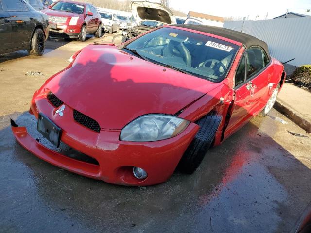 4A3AL35T37E024898 - 2007 MITSUBISHI ECLIPSE SPYDER GT RED photo 1