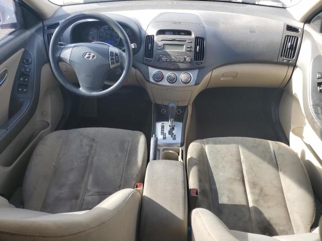 KMHDU4AD0AU182836 - 2010 HYUNDAI ELANTRA BLUE WHITE photo 8