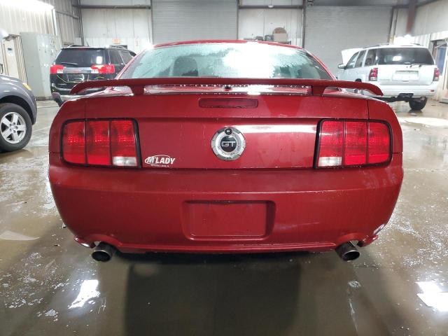 1ZVHT82H185146771 - 2008 FORD MUSTANG GT RED photo 6