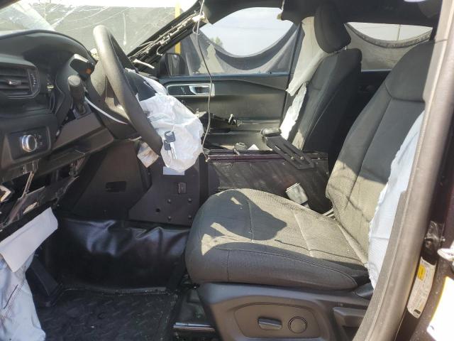 1FM5K8AB4LGC01244 - 2020 FORD EXPLORER POLICE INTERCEPTOR BLACK photo 7