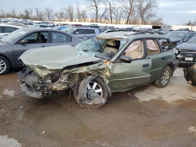 4S4BP61C567346265 - 2006 SUBARU LEGACY OUTBACK 2.5I GREEN photo 1