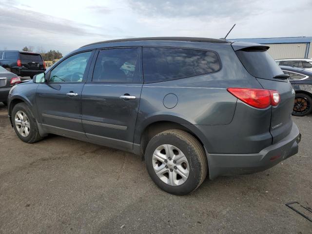 1GNKREED0BJ209895 - 2011 CHEVROLET TRAVERSE LS GRAY photo 2