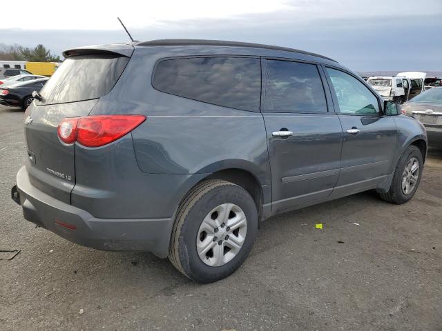 1GNKREED0BJ209895 - 2011 CHEVROLET TRAVERSE LS GRAY photo 3