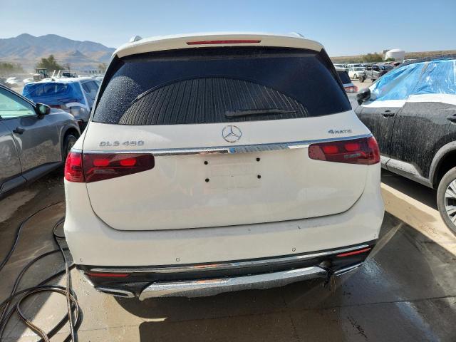 4JGFF5KE0RB234490 - 2024 MERCEDES-BENZ GLS 450 4MATIC WHITE photo 6