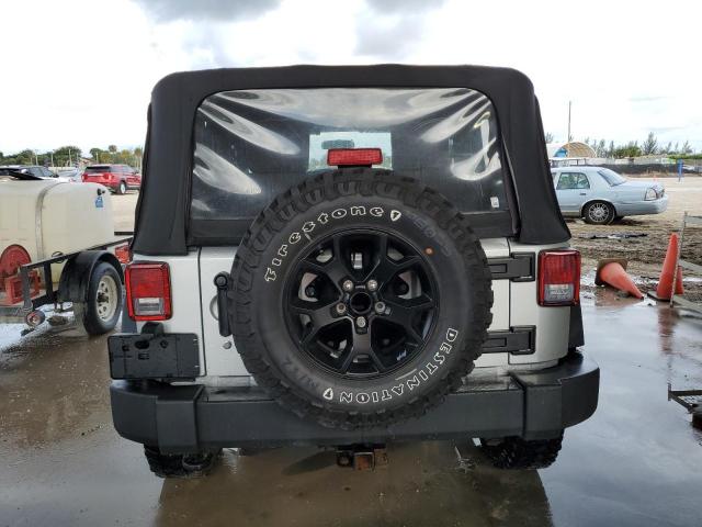 1J4AA2D18AL118260 - 2010 JEEP WRANGLER SPORT SILVER photo 6