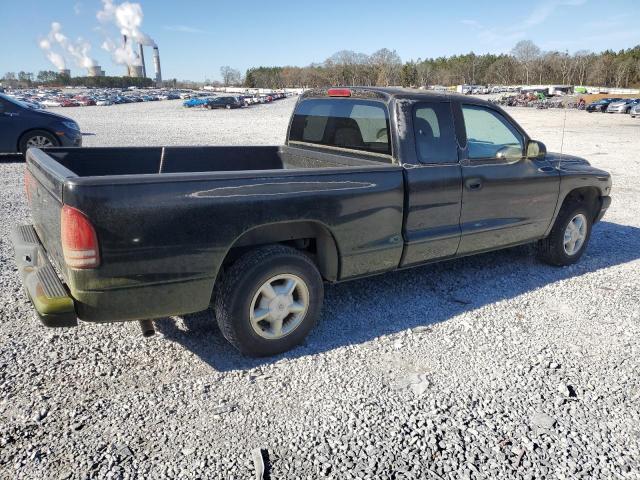 1B7FL22P4WS715500 - 1998 DODGE DAKOTA BLACK photo 3