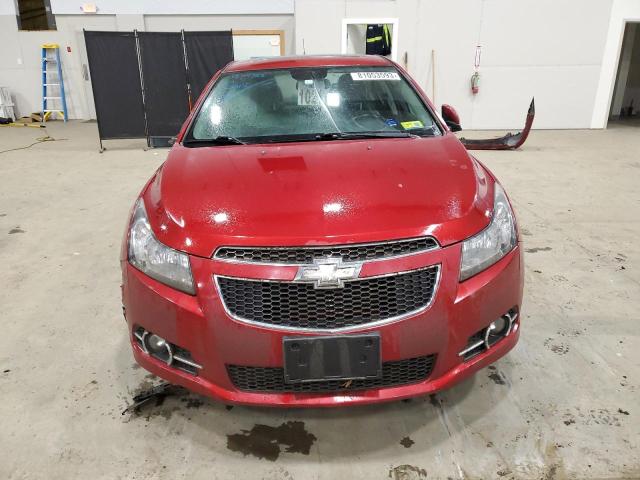 1G1PG5SB9E7319474 - 2014 CHEVROLET CRUZE LTZ RED photo 5