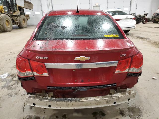 1G1PG5SB9E7319474 - 2014 CHEVROLET CRUZE LTZ RED photo 6