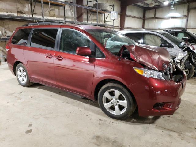 5TDKK3DC1CS190997 - 2012 TOYOTA SIENNA LE RED photo 4