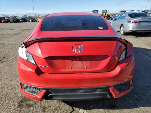 2HGFC4B56JH307690 - 2018 HONDA CIVIC LX RED photo 6