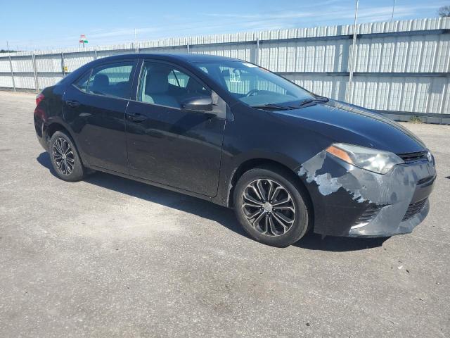 5YFBURHE0FP301304 - 2015 TOYOTA COROLLA L BLACK photo 4