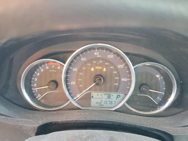 5YFBURHE0FP301304 - 2015 TOYOTA COROLLA L BLACK photo 9