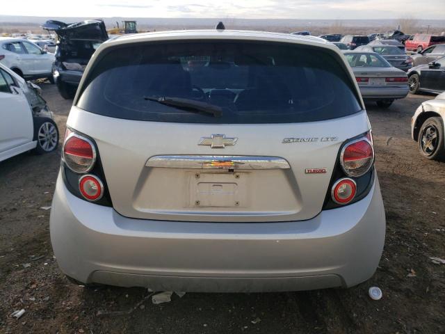 1G1JE6SB0E4118209 - 2014 CHEVROLET SONIC LTZ SILVER photo 6