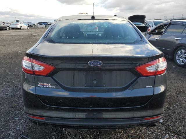 3FA6P0H76DR111221 - 2013 FORD FUSION SE BLACK photo 6