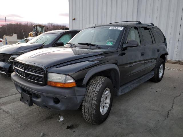 1D4HS38N83F557354 - 2003 DODGE DURANGO SPORT BLACK photo 1