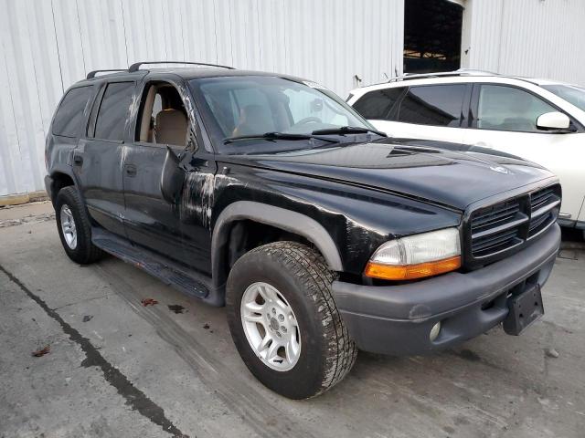 1D4HS38N83F557354 - 2003 DODGE DURANGO SPORT BLACK photo 4