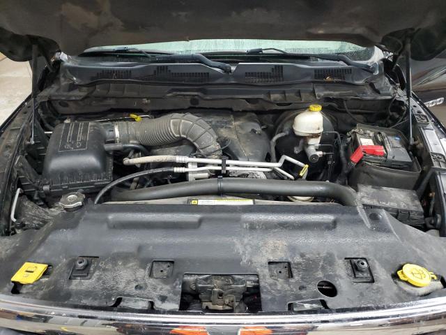 1D7RV1GT8BS619196 - 2011 DODGE RAM 1500 BLACK photo 11