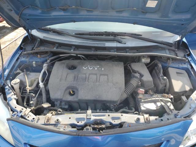 1NXBU4EE9AZ293170 - 2010 TOYOTA COROLLA BASE BLUE photo 11