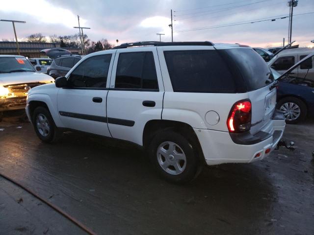 1GNDS13S732135619 - 2003 CHEVROLET TRAILBLAZE WHITE photo 2