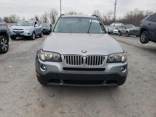 WBXPC93478WJ22181 - 2008 BMW X3 3.0SI SILVER photo 5