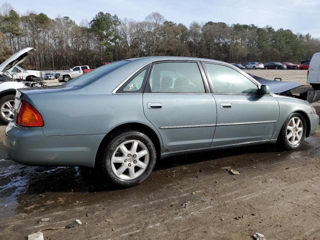 4T1BF28B12U226824 - 2002 TOYOTA AVALON XL TEAL photo 3