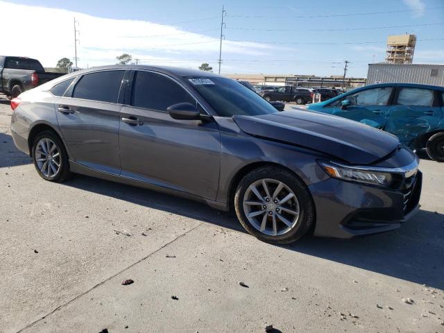 1HGCV1F18MA063112 - 2021 HONDA ACCORD LX GRAY photo 4