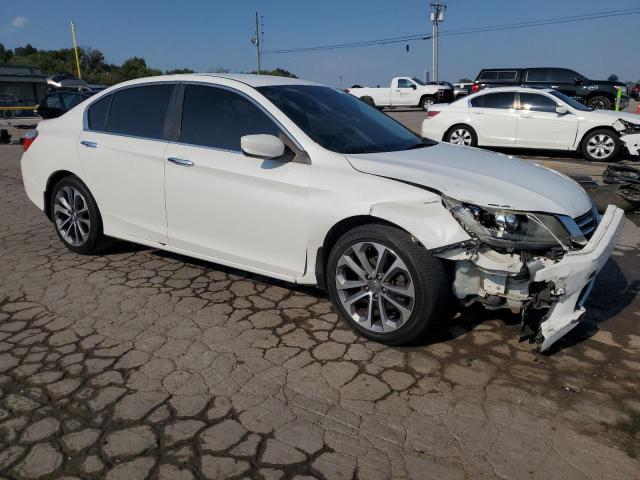 1HGCR2F51FA096047 - 2015 HONDA ACCORD SPORT Білий фото 4
