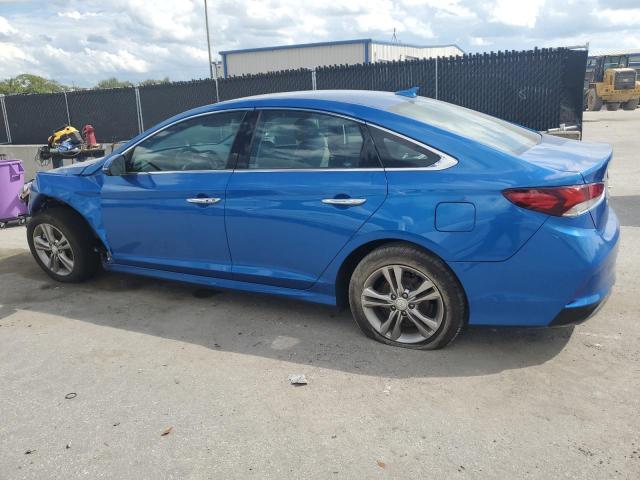 5NPE34AF5JH597416 - 2018 HYUNDAI SONATA SPORT Синий фото 2