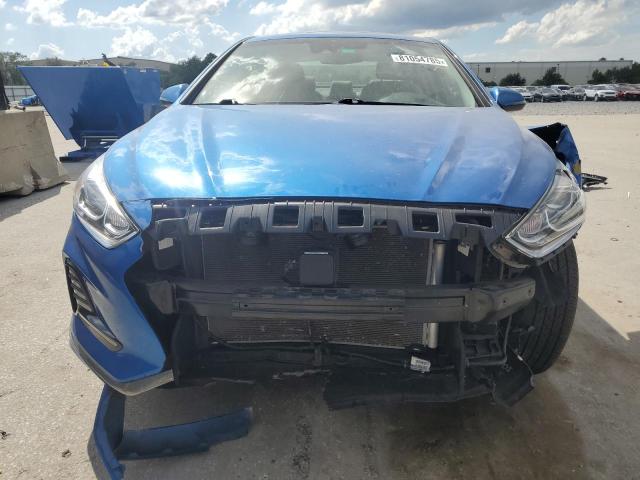 5NPE34AF5JH597416 - 2018 HYUNDAI SONATA SPORT Синий фото 5