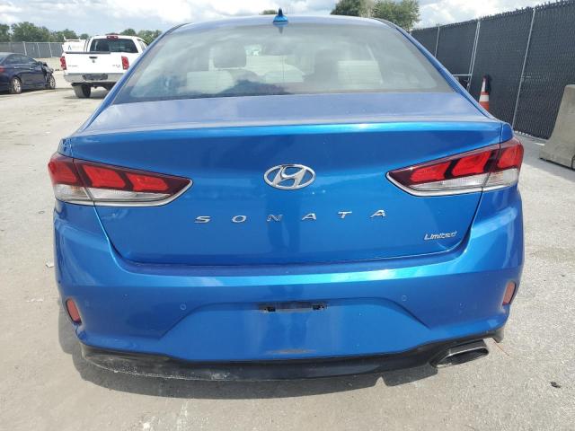 5NPE34AF5JH597416 - 2018 HYUNDAI SONATA SPORT Синий фото 6