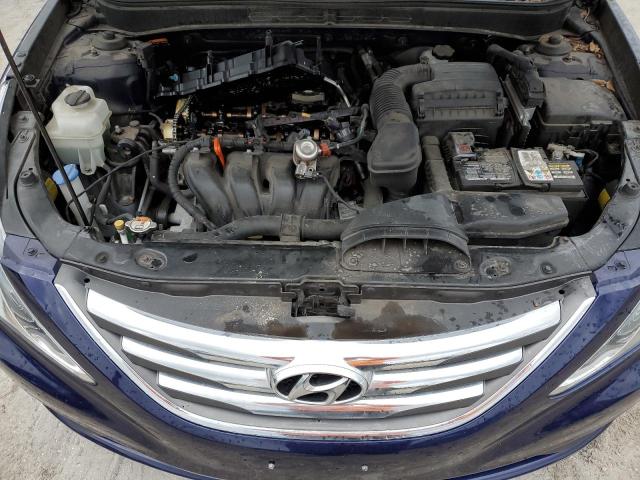 5NPEC4AC3EH947461 - 2014 HYUNDAI SONATA SE BLUE photo 11