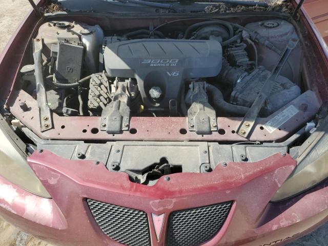 2G2WS522341357221 - 2004 PONTIAC GRAND PRIX GT2 მუქწითელი ფოტო 11