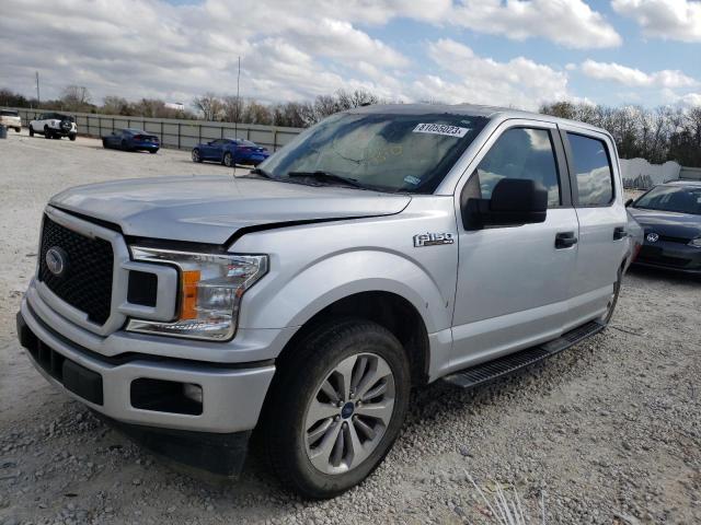 1FTEW1CP2JKF73491 - 2018 FORD F150 SUPERCREW SILVER photo 1